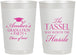 Personalized Graduation 22 oz Frosted Cups - Class Of 2027 Tassel Hassel | 130030