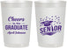 Personalized Graduation 22 oz Frosted Cups - Class Of 2027 Cheers Graduate | 130035