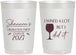 Personalized Graduation 22 oz Frosted Cups - Class Of 2027 Wined A Lot | 130044