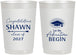 Personalized Graduation 22 oz Frosted Cups - Class Of 2027 Adventure Begin | 130048
