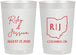 Personalized Wedding 22 oz Frosted Cups - Ohio | 134