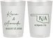 Personalized Wedding 22 oz Frosted Cups - Oklahoma | 135