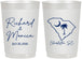 Personalized Wedding 22 oz Frosted Cups - South Carolina | 139