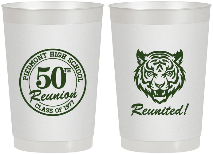 Personalized Class Reunion 22 oz Frosted Cups - Class Of 1977 50 Year | 140009