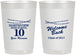 Personalized Class Reunion 22 oz Frosted Cups - Class Of 2017 10 Year | 140010