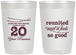 Personalized Class Reunion 22 oz Frosted Cups - Class Of 2007 20 Year | 140011