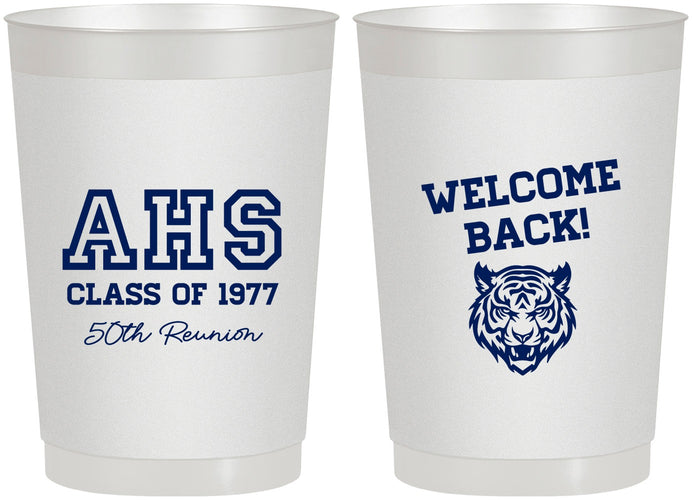 Personalized Class Reunion 22 oz Frosted Cups - Class Of 1977 50 Year | 140014