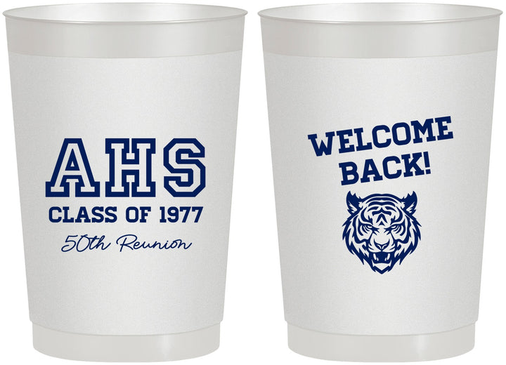 Personalized Class Reunion 22 oz Frosted Cups - Class Of 1977 50 Year | 140014