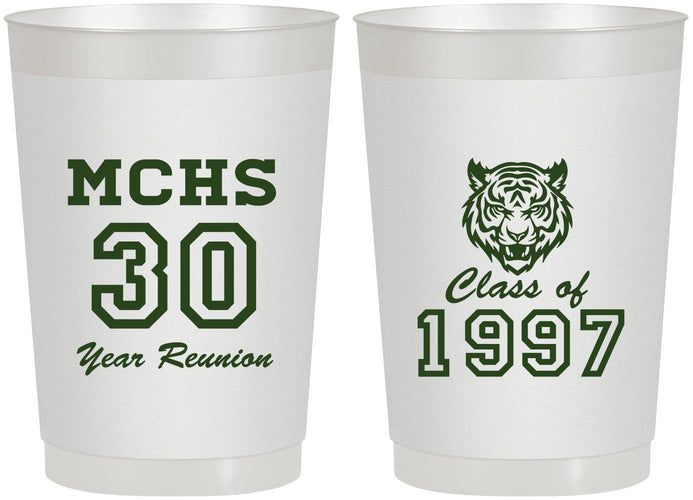 Personalized Class Reunion 22 oz Frosted Cups - Class Of 1997 30 Year | 140017