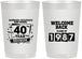 Personalized Class Reunion 22 oz Frosted Cups - Class Of 1987 40 Year | 140028