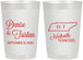 Personalized Wedding 22 oz Frosted Cups - Tennessee | 141
