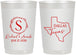 Personalized Wedding 22 oz Frosted Cups - Texas | 142