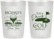 Personalized Retirement 22 oz Frosted Cups - Eat Drink Golf Repeat | 150006