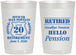 Personalized Retirement 22 oz Frosted Cups - Police Officer | 150011