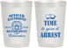 Personalized Retirement 22 oz Frosted Cups - Police Officer | 150014
