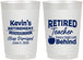 Personalized Retirement 22 oz Frosted Cups - Teacher | 150022