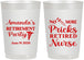 Personalized Retirement 22 oz Frosted Cups - Nurse | 150027