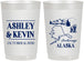Personalized Wedding 22 oz Frosted Cups - Alaska | 151