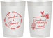 Personalized Wedding 22 oz Frosted Cups - Arkansas | 153