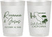 Personalized Wedding 22 oz Frosted Cups - California | 154