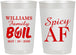 Personalized Family Reunion 22 oz Frosted Cups - Crawfish Boil | 160009