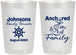 Personalized Family Reunion 22 oz Frosted Cups - Cruise Nautical | 160020
