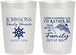 Personalized Family Reunion 22 oz Frosted Cups - Cruise Nautical | 160024