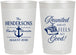 Personalized Family Reunion 22 oz Frosted Cups - Cruise Anchor | 160027