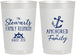 Personalized Family Reunion 22 oz Frosted Cups - Cruise Anchor | 160029