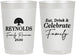 Personalized Family Reunion 22 oz Frosted Cups - Eat Drink Celebrate | 160053