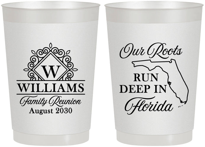Personalized Family Reunion 22 oz Frosted Cups - Florida | 160057