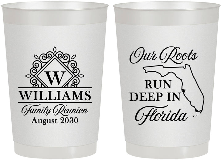 Personalized Family Reunion 22 oz Frosted Cups - Florida | 160057