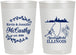 Personalized Wedding 22 oz Frosted Cups - Illinois | 162