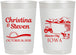 Personalized Wedding 22 oz Frosted Cups - Iowa | 164