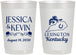 Personalized Wedding 22 oz Frosted Cups - Kentucky | 166