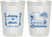Personalized Wedding 22 oz Frosted Cups - Louisiana | 167