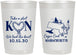 Personalized Wedding 22 oz Frosted Cups - Massachusetts | 170