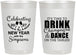 Personalized New Years 22 oz Frosted Cups - 2027 Drink Dance | 170002