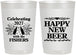 Personalized New Years 22 oz Frosted Cups - 2027 Happy New Beer | 170004