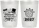 Personalized New Years 22 oz Frosted Cups - 2027 Ball | 170005