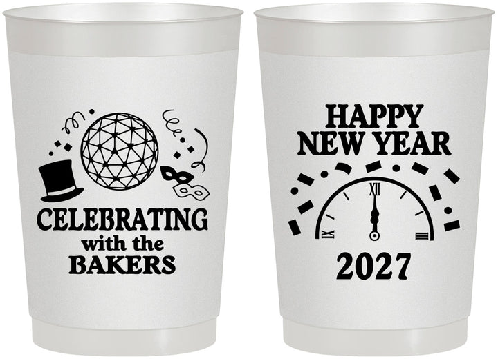 Personalized New Years 22 oz Frosted Cups - 2027 Countdown | 170010