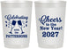 Personalized New Years 22 oz Frosted Cups - 2027 Cheers | 170011