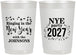 Personalized New Years 22 oz Frosted Cups - 2027 Ringing In | 170013