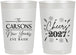 Personalized New Years 22 oz Frosted Cups - 2027 Cheers | 170018