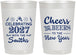 Personalized New Years 22 oz Frosted Cups - 2027 Cheers | 170023