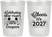 Personalized New Years 22 oz Frosted Cups - 2027 Cheers | 170024