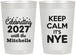Personalized New Years 22 oz Frosted Cups - 2027 Nye | 170025