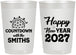 Personalized New Years 22 oz Frosted Cups - 2027 Countdown | 170026