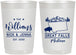 Personalized Wedding 22 oz Frosted Cups - Montana | 175