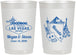Personalized Wedding 22 oz Frosted Cups - Nevada | 177